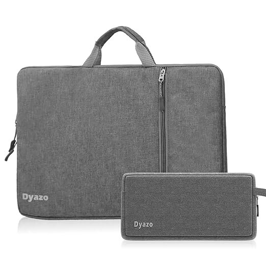 15.6 Inch Laptop Sleeve with Charger Pouch