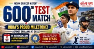 India’s 600th Test on Independence Day: A Historic Cricket Milestone at Galle